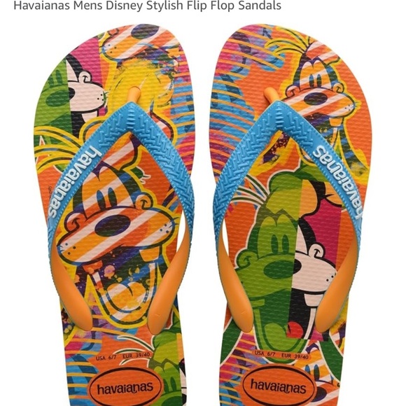 HAVAIANAS DISNEY GOOFY AND FRIENDS FLIP FLOPS!! New! 10 - Picture 6 of 6